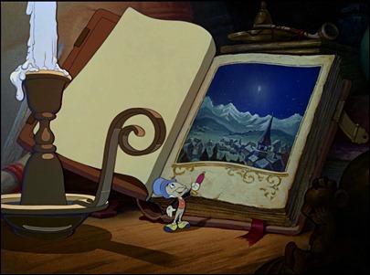 Pepito Grillo, nuestro maravilloso guía al Pinocho de Walt Disney